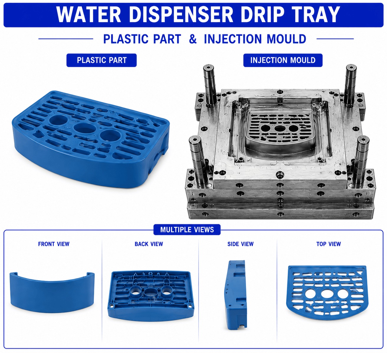Water Dispenser Plastic Drip Tray